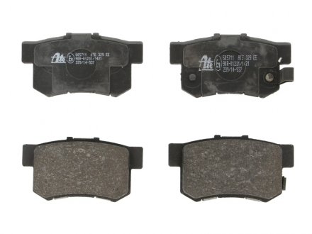 Комплект тормозных колодок, дисковый тормоз ATE 13.0460-5711.2 (фото 1)