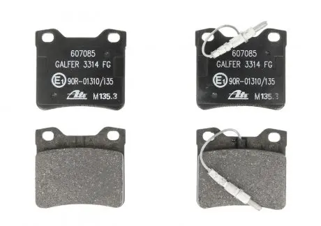 Комплект тормозных колодок, дисковый тормоз ATE 13.0460-7085.2