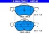 Комплект тормозных колодок, дисковый тормоз ATE 13.0460-7248.2 (фото 2)