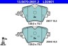 Комплект гальмівних колодок, дисковий гальмо ATE 13.0470-2601.2 (фото 1)