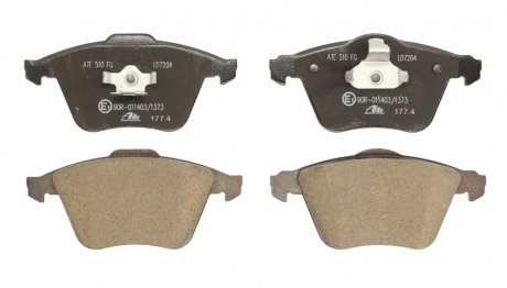 Комплект тормозных колодок, дисковый тормоз ATE 13.0470-7204.2 (фото 1)