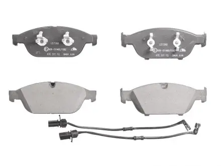 Комплект тормозных колодок, дисковый тормоз ATE 13.0470-7280.2