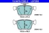 Комплект тормозных колодок, дисковый тормоз ATE 13.0470-7293.2 (фото 1)