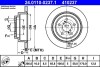 Задній гальмівний диск subaru impreza -00 ATE 24.0110-0237.1 (фото 1)