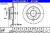 Передній гальмівний диск ford fiesta 95-00 ATE 24.0112-0141.1 (фото 1)