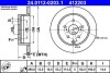 Гальмівний диск зад Toyota prius 12- ATE 24.0112-0203.1 (фото 1)