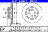 Гальмівний диск передній hyundai i20 08- ATE 24.0118-0151.1 (фото 1)