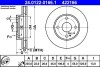 Тормозной диск передний mazda 323 89-99 ATE 24.0122-0166.1 (фото 1)