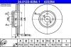 Передний тормозной диск Toyota yaris 06- +abs ATE 24.0122-0254.1 (фото 1)