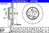 Передній гальмівний диск honda hr-v 99-05 ATE 24.0123-0104.1 (фото 1)