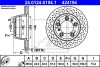 Гальмівний диск задній porsche boxster 96- ATE 24.0124-0194.1 (фото 1)