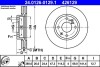 Гальмівний диск передній hyundai elantra 00- ATE 24.0126-0129.1 (фото 1)