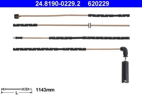 Датчик зносу bmw z4 e86 06- ATE 24.8190-0229.2