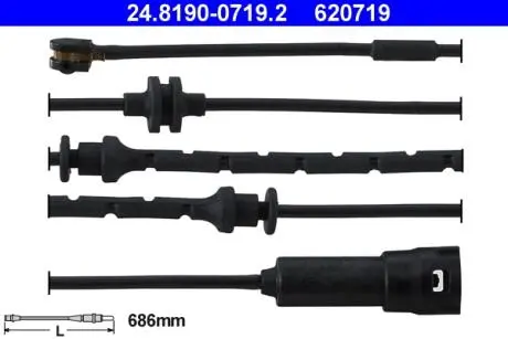 Датчик износа fiat croma 05- ATE 24.8190-0719.2