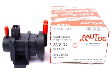 Перетворювач тиску, турбокомпресор AUTLOG AV6135