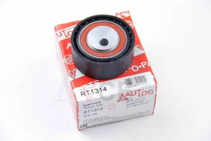 Фото 1 - Натяжной ролик, поликлиновой ремень AUTLOG RT1314 Натяжной ролик, поликлиновой ремень AUTLOG RT1314 (фото 1)