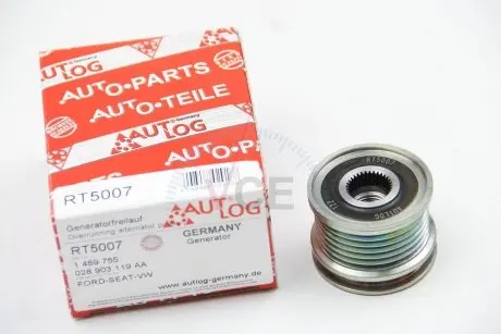 Ременный шкив, генератор AUTLOG RT5007