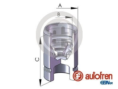 Поршень, корпус скобы тормоза AUTOFREN SEINSA D025522 (фото 1)