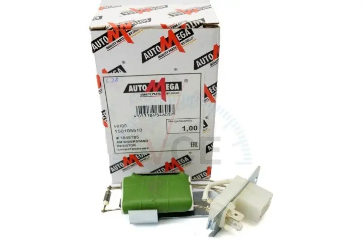 Фото 1 - Резистор обігріву v(a), a(f), calibra -93 AUTOMEGA 150105510 Резистор обігріву v(a), a(f), calibra -93 AUTOMEGA 150105510 (фото 1)