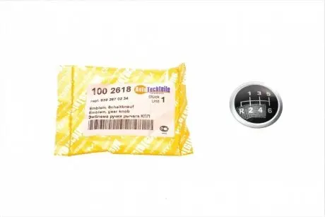 Накладка ручки кпп 1-6/r mb sprinter 906/vito (w639) 06- AUTOTECHTEILE 100 2618