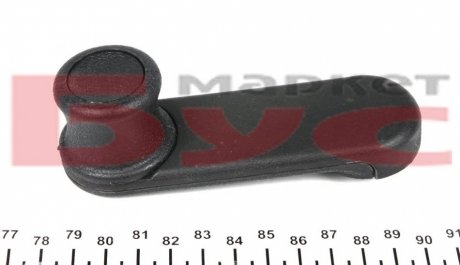 Ручка склопідйомника mb 609 (чорна) (7600) AUTOTECHTEILE 100 7600