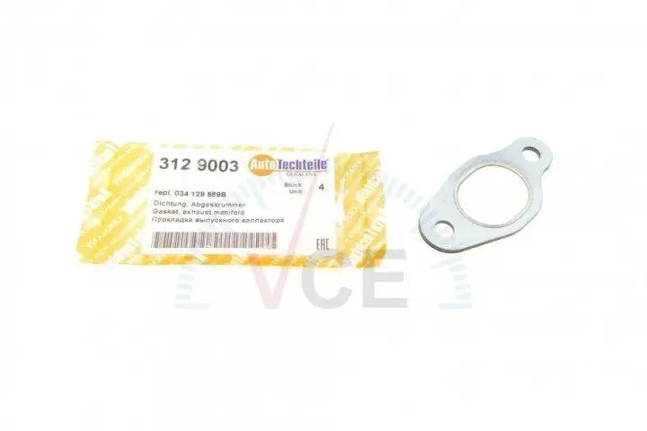 Прокладка колектора випускного vw lt/t4 2.5tdi (1290.03) AUTOTECHTEILE 312 9003 (фото 1)