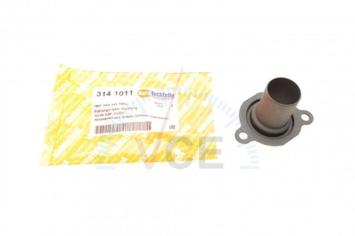 Фланец подшипника выжимного vw caddy iii/iv/t5/t6 03- AUTOTECHTEILE 314 1011 (фото 1)