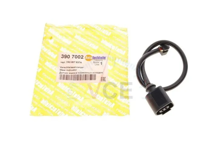 Датчик износа тормозных колодок (передних) porsche cayenne/vw touareg 10- AUTOTECHTEILE 390 7002 (фото 1)