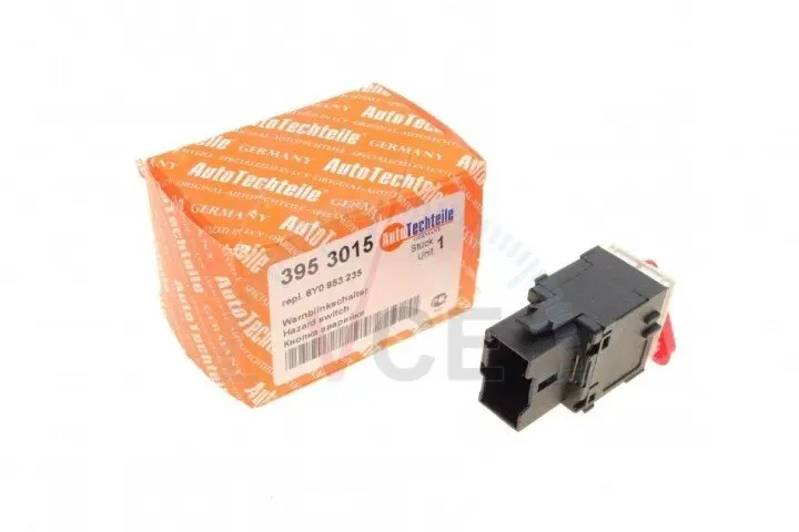 Кнопка аварійної сигналізації vw t5 03- (9530.15) AUTOTECHTEILE 395 3015 (фото 1)