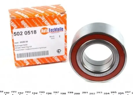 Подшипник ступицы передней AUTOTECHTEILE 5020518
