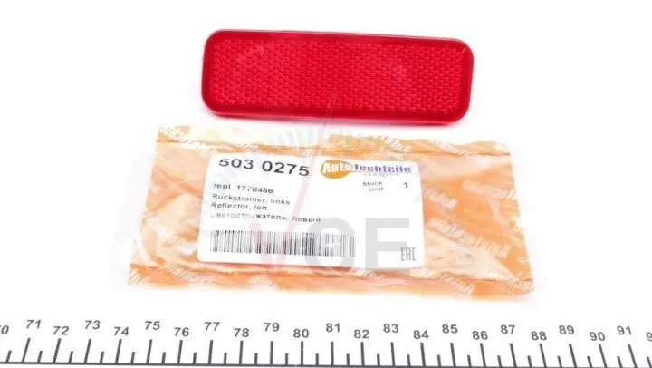 Светоотражатель заднего бампера l AUTOTECHTEILE 503 0275 (фото 1)