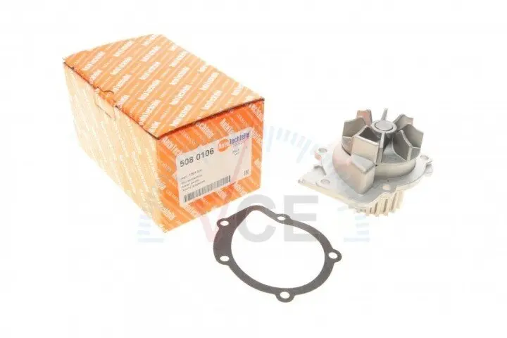 Насос воды citroen c4/c5/c8/jumpy/berlingo 2.0hdi/fiat scudo/ducato 1.9d/2.0jtd 98- AUTOTECHTEILE 508 0106 (фото 1)