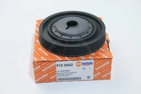 Шків колінвалу kangoo 1.5dci 04- (5pk) AUTOTECHTEILE 510 0002