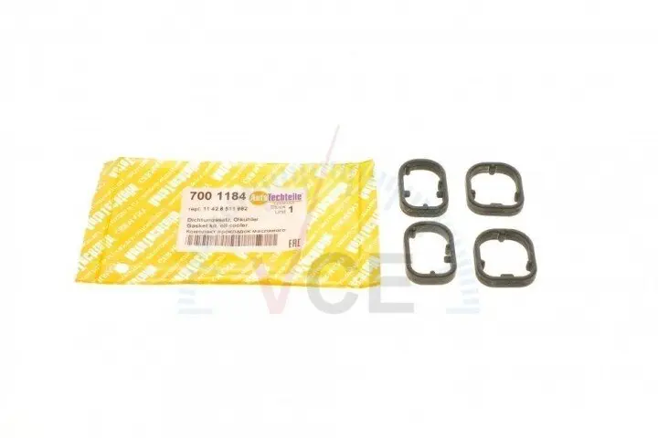 Фото 1 - Прокладка масляного радиатора bmw 3 (e90/f30/f80)/5 (f10)/7 (f01/f02/f03/f04) 07-18 (к-кт) AUTOTECHTEILE 700 1184 Прокладка масляного радиатора bmw 3 (e90/f30/f80)/5 (f10)/7 (f01/f02/f03/f04) 07-18 (к-кт) AUTOTECHTEILE 700 1184 (фото 1)