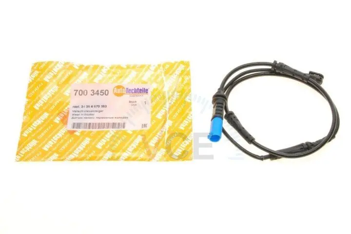 Датчик износа тормозных колодок передних AUTOTECHTEILE 700 3450 (фото 1)