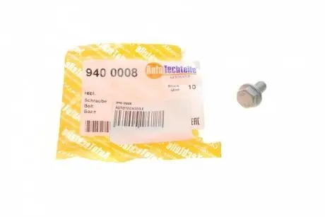Болт (m8x1,25x16 мм) AUTOTECHTEILE 940 0008