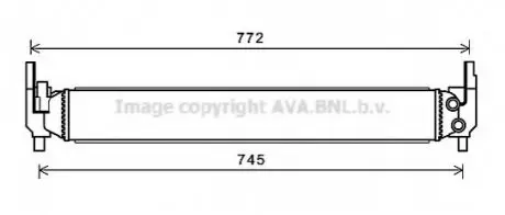 Радиатор, охлаждение двигателя AVA QUALITY COOLING AIA2346