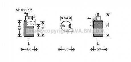 Осушувач кондиціонера AVA QUALITY COOLING OLD143 (фото 1)