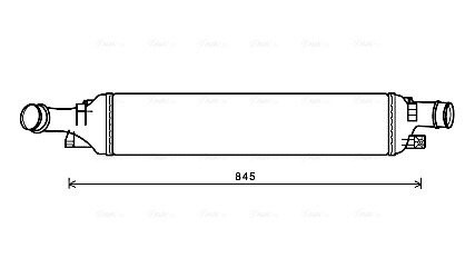 Охладитель наддувочного воздуха AVA QUALITY COOLING AI4358 (фото 1)