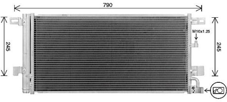 Радіатор кодиціонера AVA QUALITY COOLING AI5439D