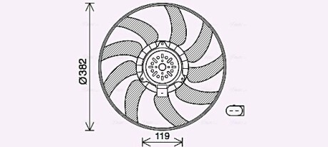 Вентилятор AVA QUALITY COOLING AI7519