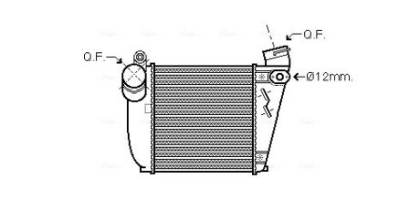 Охолоджувач наддувального повітря AVA QUALITY COOLING AIA4354