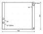 Радіатор, Система охолодження двигуна AVA QUALITY COOLING AUA2207 (фото 1)