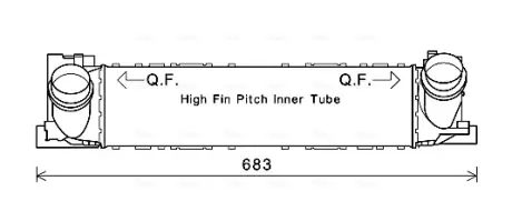 Интеркуллер AVA QUALITY COOLING BW4467