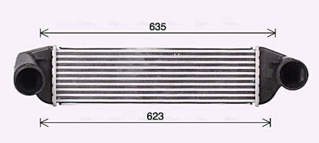 Охладитель наддувочного воздуха AVA QUALITY COOLING BW4581