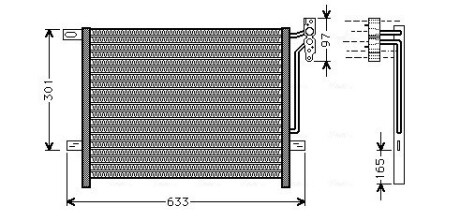 Конденсатор, кондиционер AVA QUALITY COOLING BW5203 (фото 1)