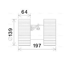 Вентилятор обігрівача салону BMW 3 (E46) (98-05), X3 (E83) (04-) AVA AVA QUALITY COOLING BW8480 (фото 1)