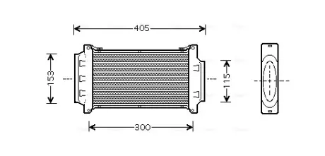 Интеркулер mini, w11b16a 03.02-07.08 AVA QUALITY COOLING BWA4262