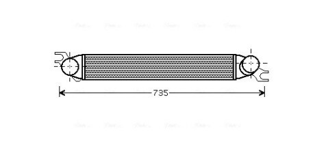 Охладитель наддувочного воздуха AVA QUALITY COOLING BWA4340 (фото 1)