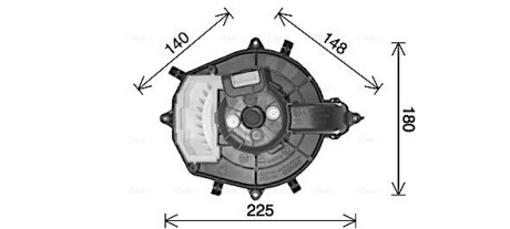 Компрессор салона AVA QUALITY COOLING CN8316